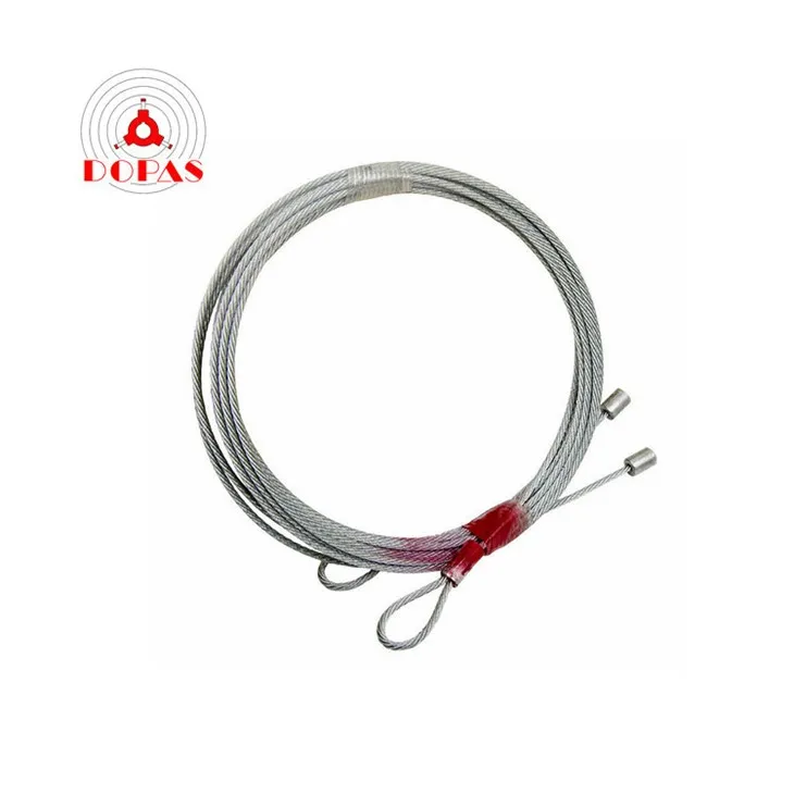 Torsion Lift Cables - Stainless Hlau - 1/8", 8'6" (7' Qhov Rooj) - Pair